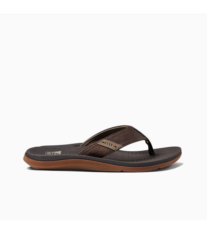 Reef Reef Reef Santa Ana teenslipper brown CI4651 Brown Reef slippers CI4651 marine bij Leerentveldvrijetijd.nl