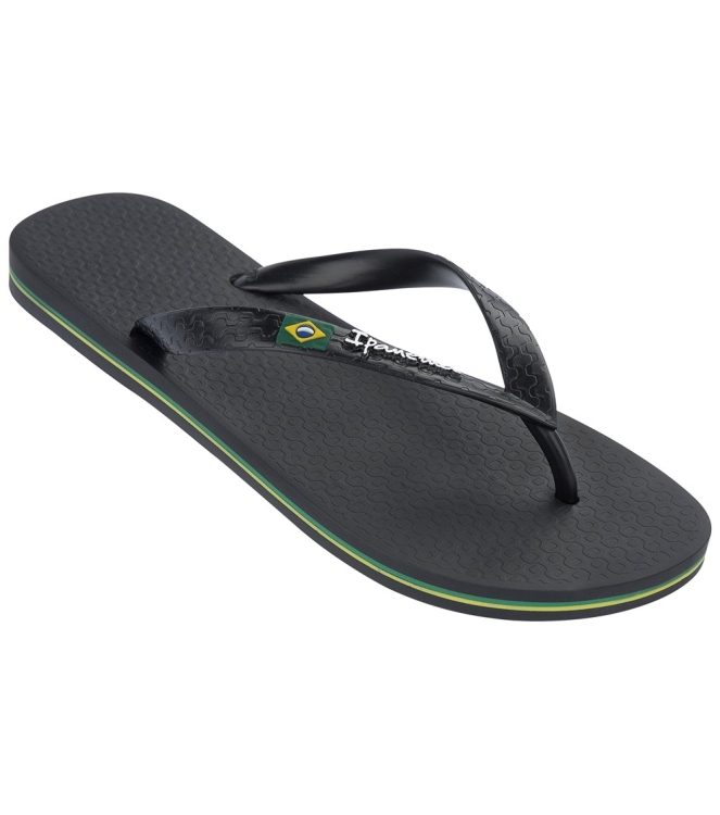 Ipanema Ipanema Ipanema Classic Brasil Heren slippers 22531_black IP 80415 22531_Black Ipanema slippers IP 80415 licht grijs bij Leerentveldvrijetijd.nl