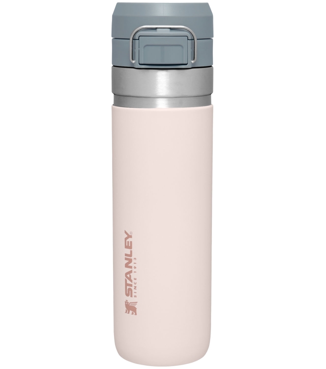 Stanley Stanley The Quick-Flip Water Bottle .7L / 24oz rose quartz 10-09149-169 Rose Quartz Stanley koken 10-09149-169 ivoor bij Leerentveldvrijetijd.nl