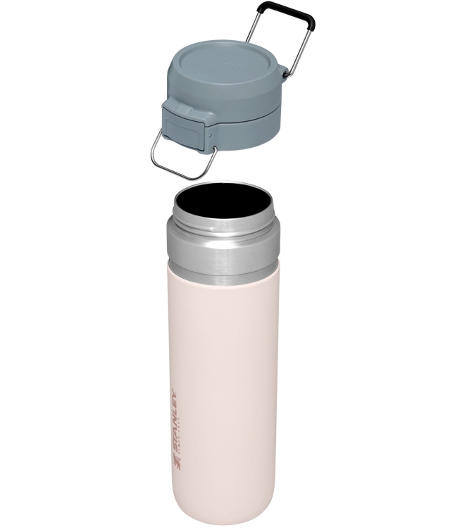 Stanley Stanley The Quick-Flip Water Bottle .7L / 24oz rose quartz 10-09149-169 Rose Quartz Stanley koken 10-09149-169 ivoor bij Leerentveldvrijetijd.nl