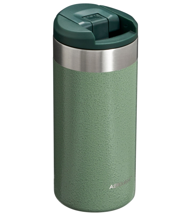 Stanley Stanley The AeroLight™ Transit Mug .35L / 12oz hammertone green 10-10788-096 Hammertone Green Stanley koken 10-10788-096 blauw bij Leerentveldvrijetijd.nl