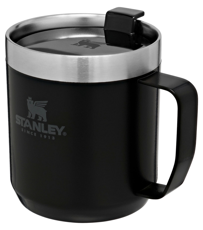 Stanley Stanley The Everyday Camp Mug .35L / 12oz matte black pebble 10-09366-006 Matte Black Pebble Stanley koken 10-09366-006 licht grijs bij Leerentveldvrijetijd.nl
