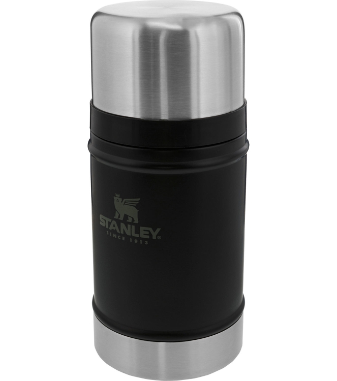 Stanley Stanley The Legendary Food Jar .7L / 24oz matte black pebble 10-07936-004 Matte Black Pebble Stanley koken 10-07936-004 licht grijs bij Leerentveldvrijetijd.nl