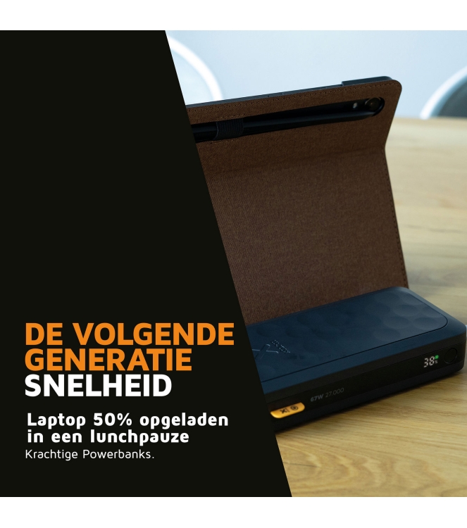 Xtorm Xtorm 67W Fuel Series Powerbank 27.000 midnight black FS5271 Midnight Black Xtorm electra FS5271 licht grijs bij Leerentveldvrijetijd.nl