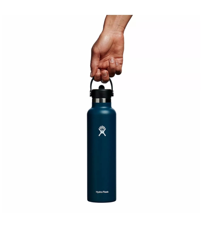 hydro flask hydro flask 21 oz Standard Mouth with Flex Straw Cap indigo S21CFS Indigo hydro flask koken S21CFS antraciet bij Leerentveldvrijetijd.nl