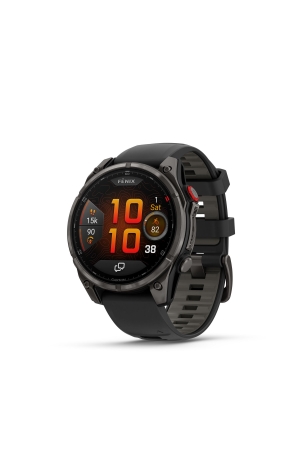 Garmin Garmin Fenix 8 Pro 47 mm,Amoled, LTE, Sapphire Carbon grey DLC-titanium met zwarte/pebble grey si