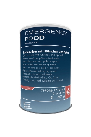 Trek'n Eat Trek'n Eat Emergency Food Creamy Pasta with Chicken and Spina Trek'n Eat Trek'n Eat Emergency Food Creamy Pasta with Chicken and Spina