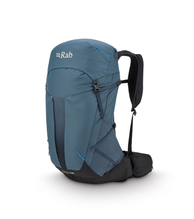 Rab Rab Airox 30 tmb_tempest blue QAQ-14 TMB_Tempest Blue Rab tassen QAQ-14 geen kleur bij Leerentveldvrijetijd.nl
