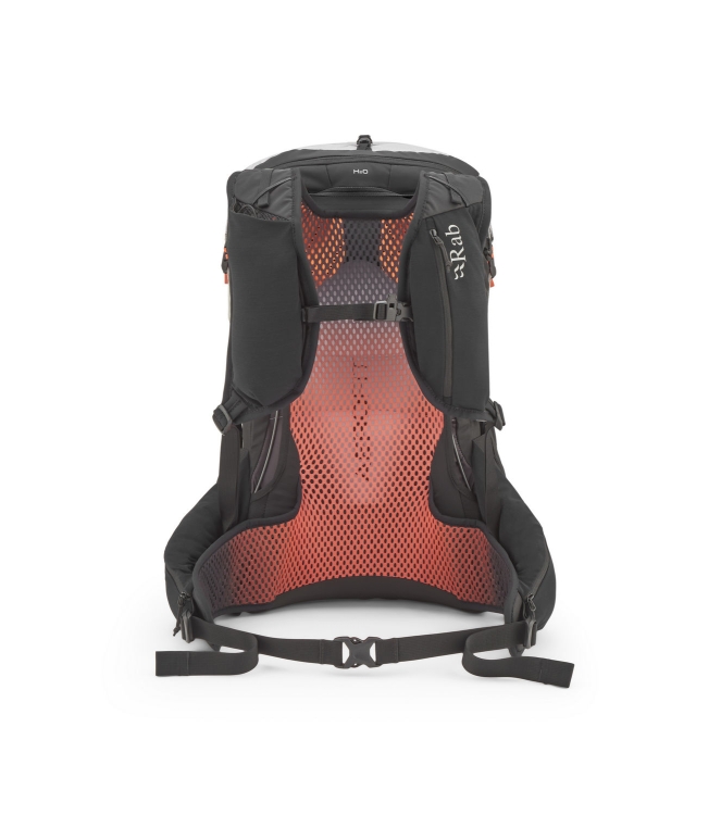 Rab Rab Syclon XP 30 bdp_black/dark pewter QAQ-20 BDP_Black/Dark Pewter Rab tassen QAQ-20 licht grijs bij Leerentveldvrijetijd.nl