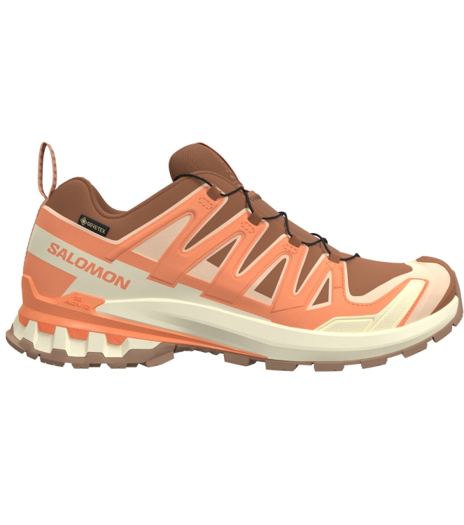 Salomon Salomon XA Pro 3D V9 GTX W pecanb/nectrn/a L47987800 Pecanb/Nectrn/A Salomon wandelschoenen L47987800 beige bij Leerentveldvrijetijd.nl
