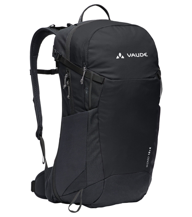 Vaude Vaude Wizard 18+4 dagtour rugzak 010_black 48648 010_Black Vaude tassen 48648 licht grijs bij Leerentveldvrijetijd.nl