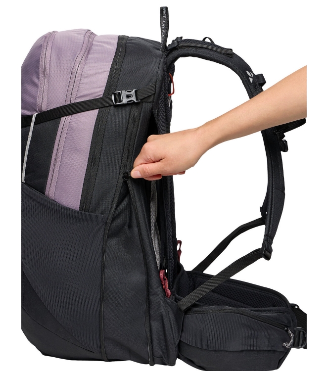 Vaude Vaude Wizard 24+4 dagtour rugzak 094_purple ash 48650 094_purple ash Vaude tassen 48650 paars bij Leerentveldvrijetijd.nl