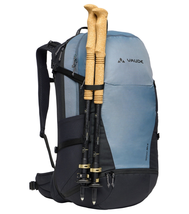 Vaude Vaude Wizard 30+4 dagtour rugzak 964_heron 48652 964_heron Vaude tassen 48652 lichtblauw bij Leerentveldvrijetijd.nl