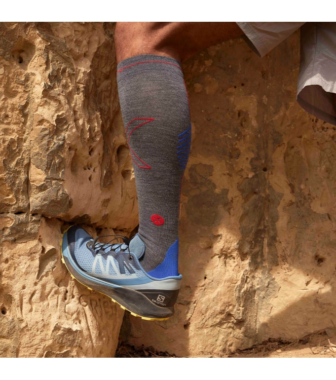 Stox Energy Socks wandelsokken OUSKM antraciet bij Leerentveldvrijetijd.nl
