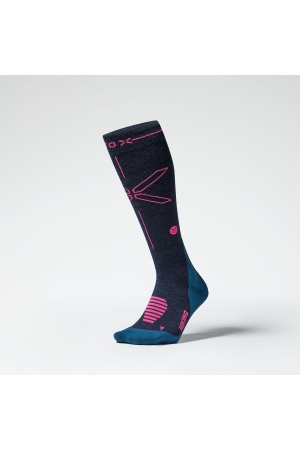Stox Energy Socks Stox Energy Socks Hiking Merino Socks Women 7643 Dark Blue / Pink