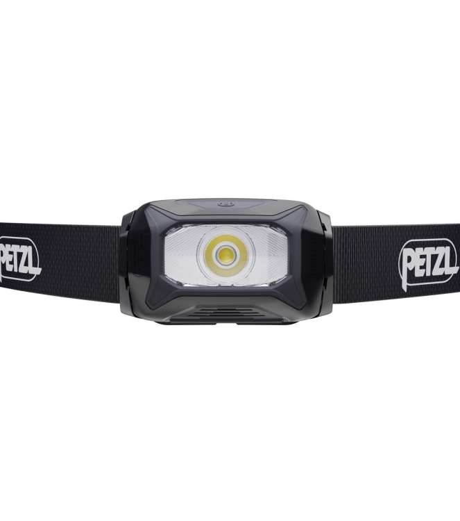 Petzl Petzl Tikkina hoofdlamp 300 lumens black E060AB Black Petzl verlichting E060AB licht grijs bij Leerentveldvrijetijd.nl