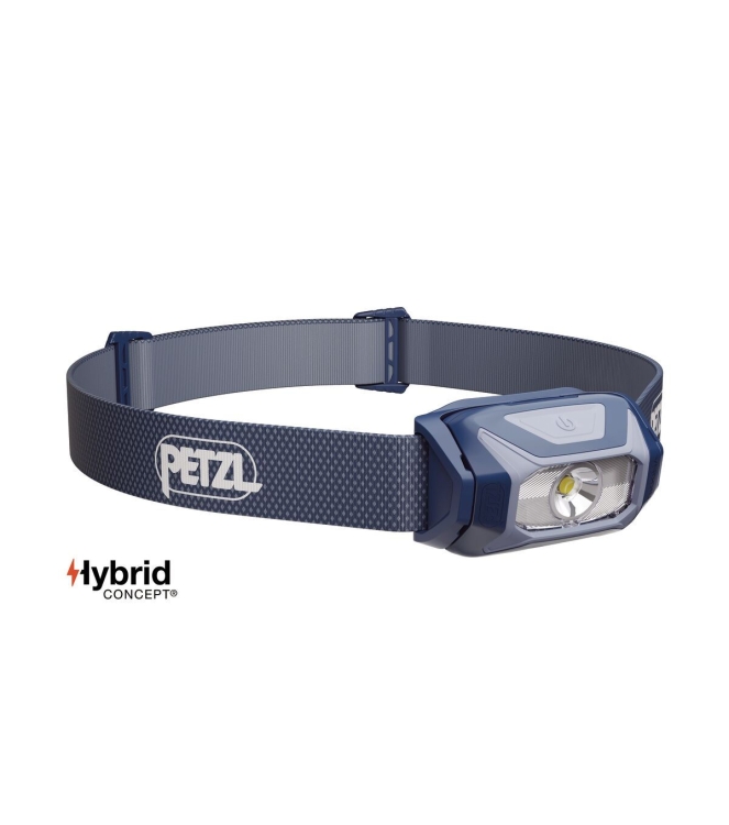 Petzl Petzl Tikkina hoofdlamp 300 lumens blue E060AB Blue Petzl verlichting E060AB antraciet bij Leerentveldvrijetijd.nl