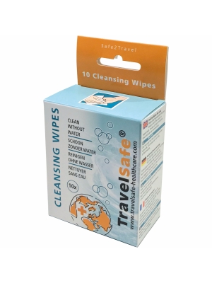 TravelSafe TravelSafe Cleansing Wipes (10 stuks)