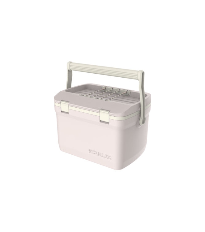 Stanley Stanley The Easy-Carry Outdoor Cooler 16 qt / 15.1 L rose quartz 100000108096 Rose Quartz Stanley koken 100000108096 ivoor bij Leerentveldvrijetijd.nl