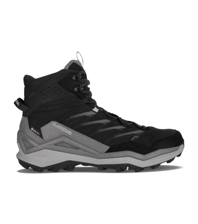 Lowa Lowa Maddox Pro GTX Mid 9930_black/grey LM311620 9930_black/grey Lowa wandelschoenen LM311620 zwart combinatie bij Leerentveldvrijetijd.nl