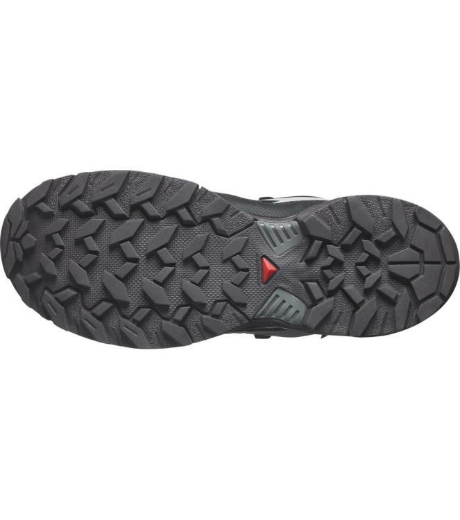 Salomon Salomon X Ultra 360 GTX W black / plum kitten / shale L47449200 Black / Plum Kitten / Shale Salomon wandelschoenen L47449200 blauw combinatie bij Leerentveldvrijetijd.nl