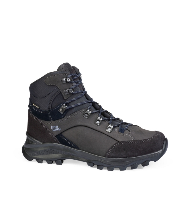 Hanwag Hanwag Banks GTX Men Narrow Fit 007064 navy/asphalt H203200 007064 Navy/Asphalt Hanwag wandelschoenen H203200 licht grijs bij Leerentveldvrijetijd.nl
