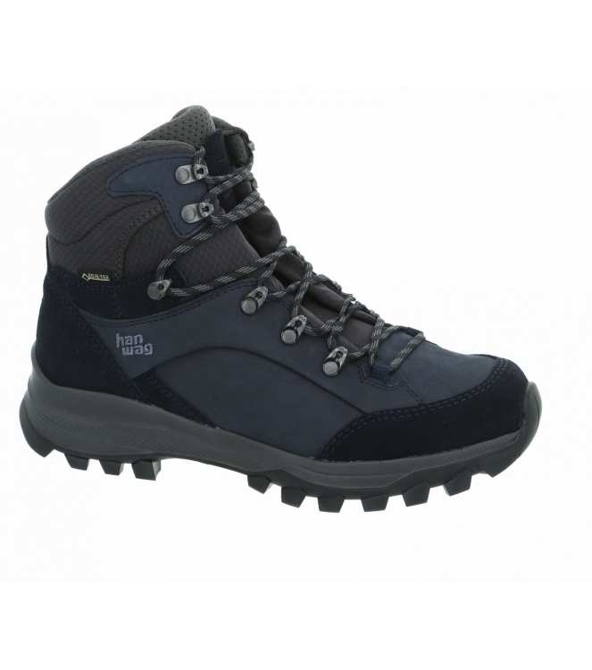 Hanwag Hanwag Banks GTX Lady 007064 navy_asphalt H203001 007064 navy_asphalt Hanwag wandelschoenen H203001 antraciet bij Leerentveldvrijetijd.nl