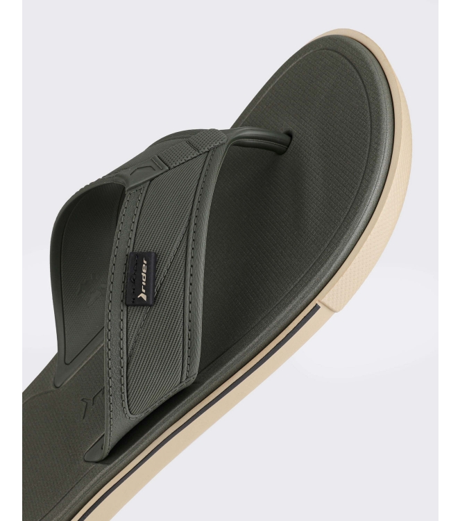 Rider Rider Spin beige/green RI 11772 AG382 Beige/Green Rider slippers RI 11772 AG382 jeans bij Leerentveldvrijetijd.nl