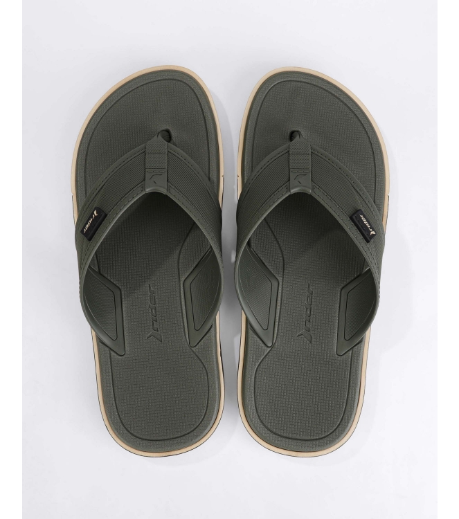 Rider Rider Spin beige/green RI 11772 AG382 Beige/Green Rider slippers RI 11772 AG382 jeans bij Leerentveldvrijetijd.nl