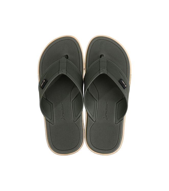 Rider Rider Spin beige/green RI 11772 AG382 Beige/Green Rider slippers RI 11772 AG382 jeans bij Leerentveldvrijetijd.nl