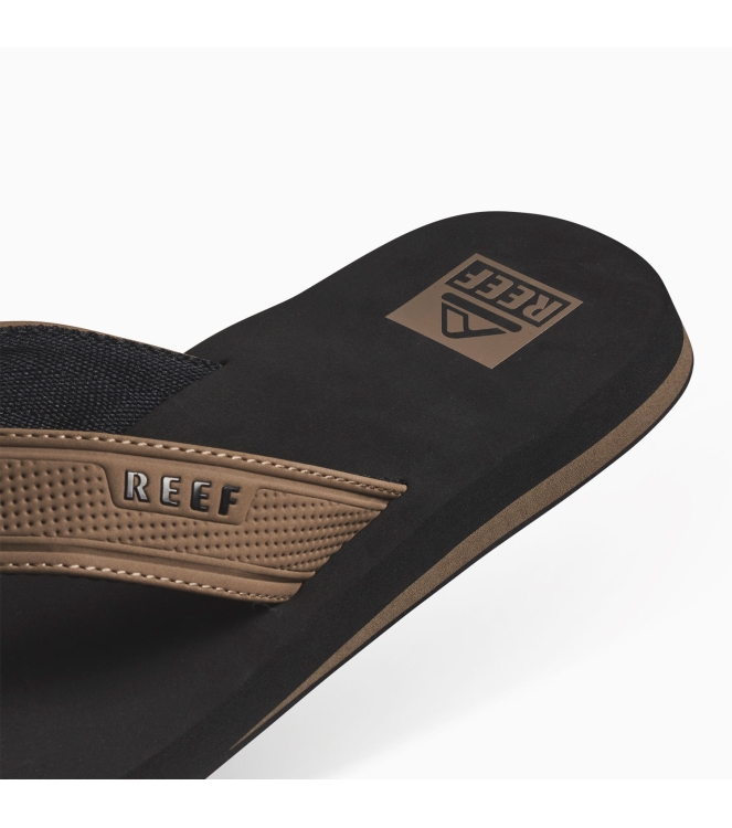 Reef Reef The Layback black/tan CJ4365 black/Tan Reef slippers CJ4365 licht grijs bij Leerentveldvrijetijd.nl