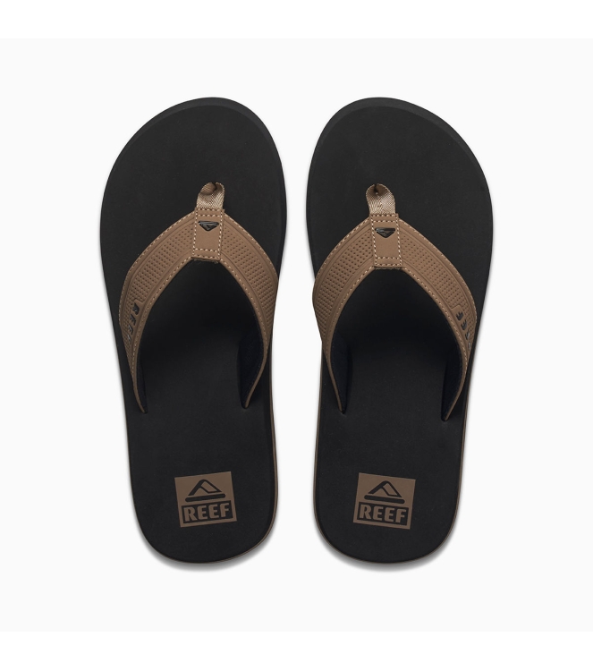 Reef Reef The Layback black/tan CJ4365 black/Tan Reef slippers CJ4365 licht grijs bij Leerentveldvrijetijd.nl
