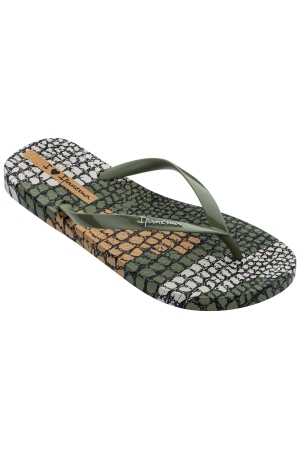 Ipanema Ipanema I Love Safari Slippers Green/Beige Ipanema Ipanema I Love Safari Slippers Green/Beige