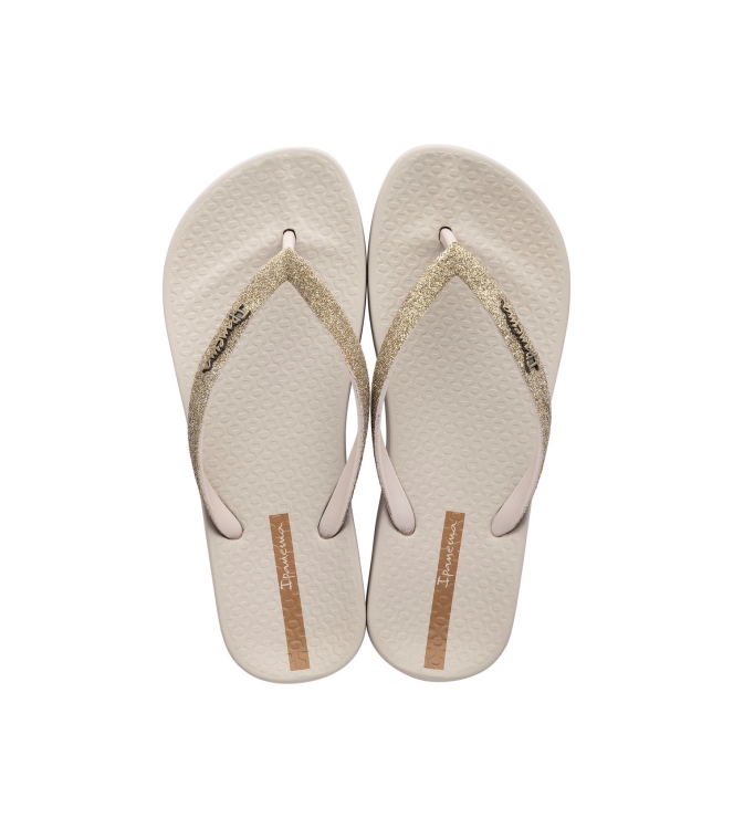 Ipanema Ipanema Anatomic Lolita Slippers beige IP 83140 20354 Beige Ipanema slippers IP 83140 20354 jeans bij Leerentveldvrijetijd.nl