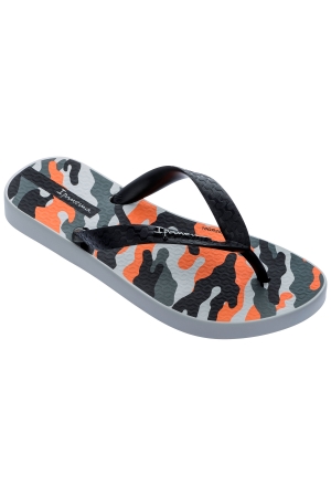 Ipanema Ipanema Classic Kids Slippers Grey/Black/Orange Ipanema Ipanema Classic Kids Slippers Grey/Black/Orange