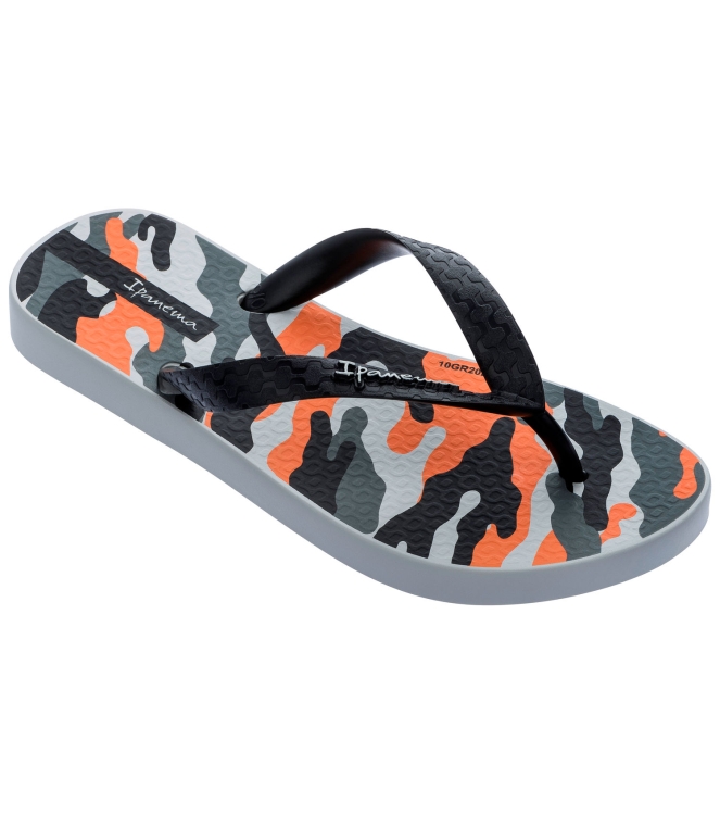 Ipanema Ipanema Classic Kids Slippers grey/black/orange IP 82883 22084 Grey/Black/Orange Ipanema slippers IP 82883 22084 lichtblauw bij Leerentveldvrijetijd.nl