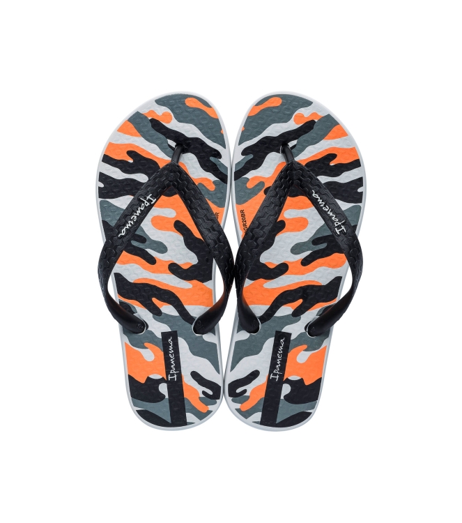 Ipanema Ipanema Classic Kids Slippers grey/black/orange IP 82883 22084 Grey/Black/Orange Ipanema slippers IP 82883 22084 lichtblauw bij Leerentveldvrijetijd.nl