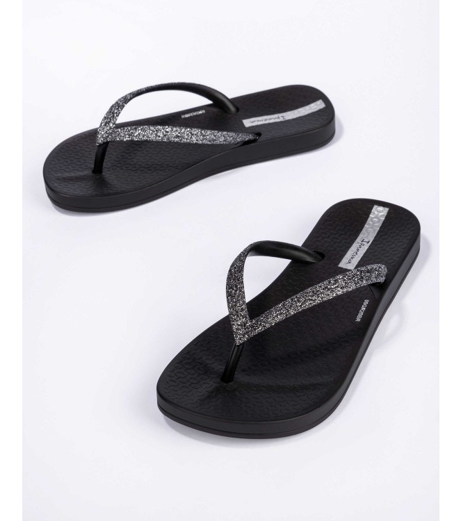 Ipanema Ipanema Anatomic Lolita Kids Slippers black IP 83141 24582 Black Ipanema slippers IP 83141 24582 licht grijs bij Leerentveldvrijetijd.nl