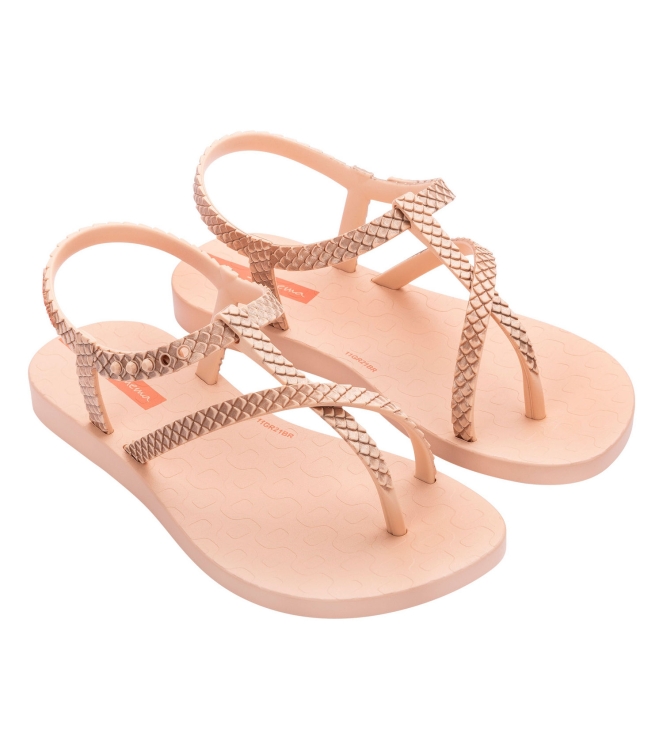 Ipanema Ipanema Class Wish Kids Slippers beige IP 83201 20354 Beige Ipanema slippers IP 83201 20354 jeans bij Leerentveldvrijetijd.nl