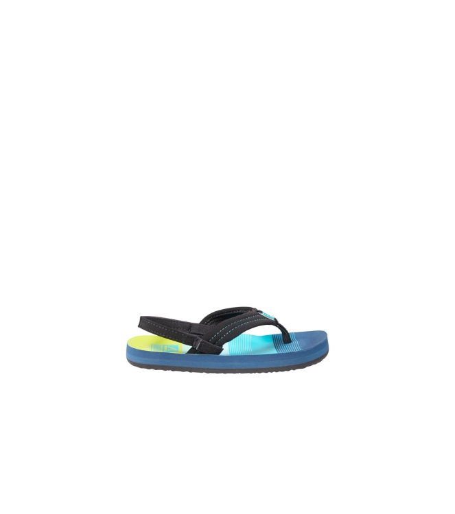 Reef Reef Little Kids Ahi teenslipper aqua/green RF002345AGN Aqua/Green Reef slippers RF002345AGN antraciet bij Leerentveldvrijetijd.nl