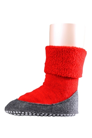 Falke Falke Cosyshoes Slofsokken kids 8150 FIRE Falke Falke Cosyshoes Slofsokken kids 8150 FIRE