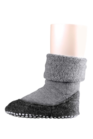 Falke Falke Cosyshoes Slofsokken kids 3400 LIGHT GREY Falke Falke Cosyshoes Slofsokken kids 3400 LIGHT GREY