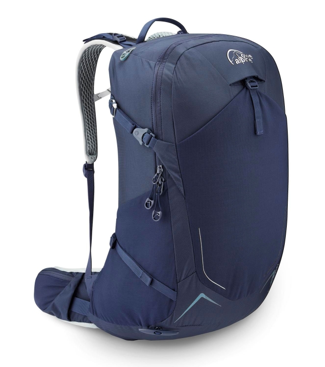 Lowe Alpine Lowe Alpine AirZone Trek ND26 dagrugzak navy FTF-24-NAV-26 Navy Lowe Alpine tassen FTF-24-NAV-26 antraciet bij Leerentveldvrijetijd.nl