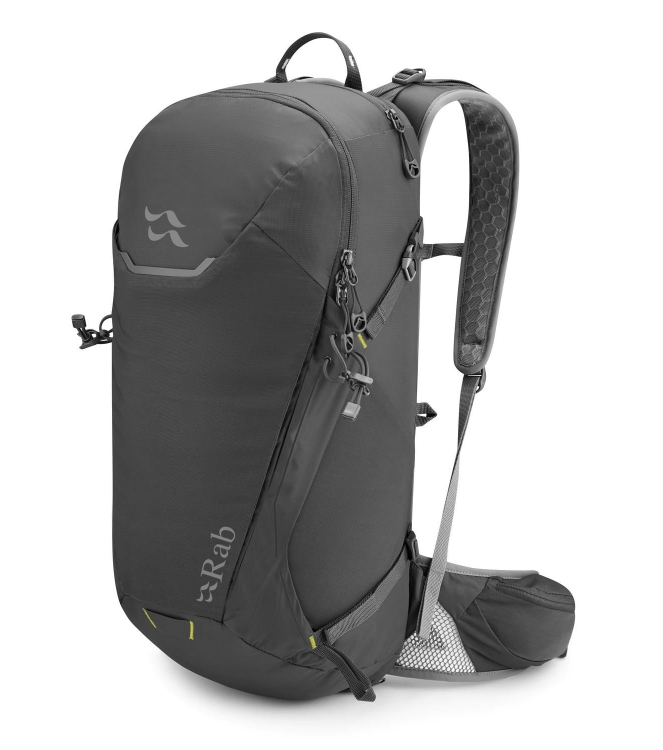 Rab Rab Aeon 27 liter dagtour Large anthracite QAP-06-ANT-27-L Anthracite Rab tassen QAP-06-ANT-27-L bij Leerentveldvrijetijd.nl