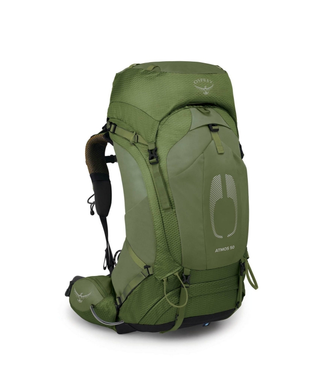 Osprey Osprey Atmos AG 50 Rugzak mythical green 1-174 Mythical Green Osprey tassen 1-174 blauw bij Leerentveldvrijetijd.nl