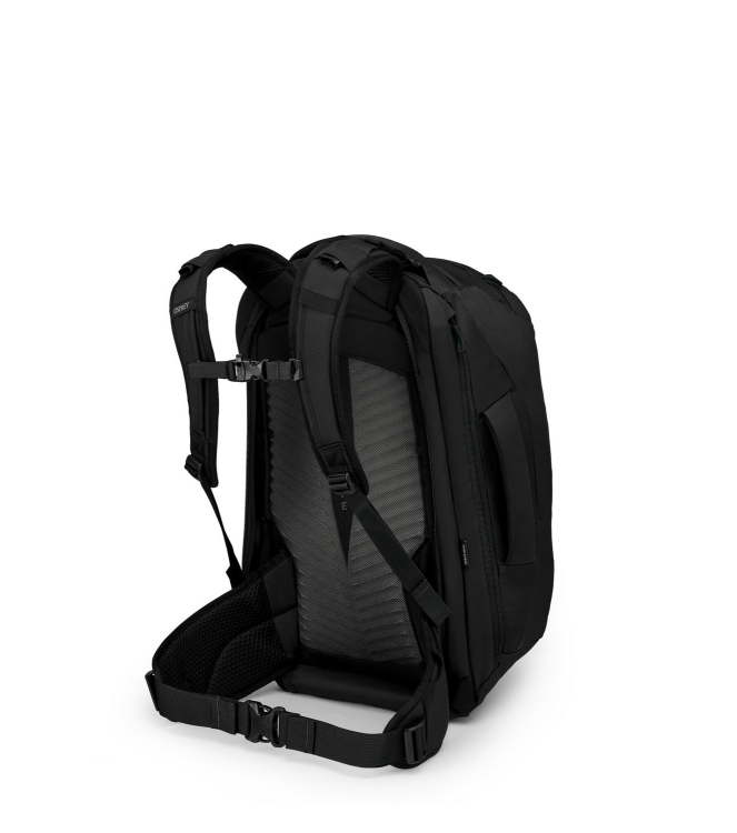 Osprey Osprey Farpoint 40 Rugtas/Travelpack black 1-220 Black Osprey tassen 1-220 licht grijs bij Leerentveldvrijetijd.nl