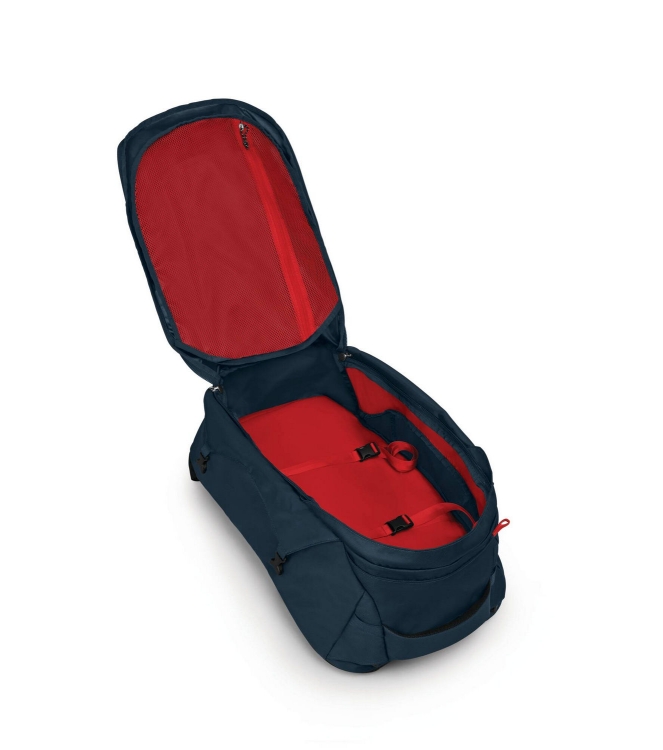 Osprey Osprey Farpoint 40 Rugtas/Travelpack muted space blue 1-220 Muted Space Blue Osprey tassen 1-220 antraciet bij Leerentveldvrijetijd.nl