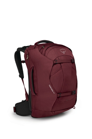 Osprey Osprey Fairview 40 Rugtas/Travelpack Zircon Red Osprey Osprey Fairview 40 Rugtas/Travelpack Zircon Red