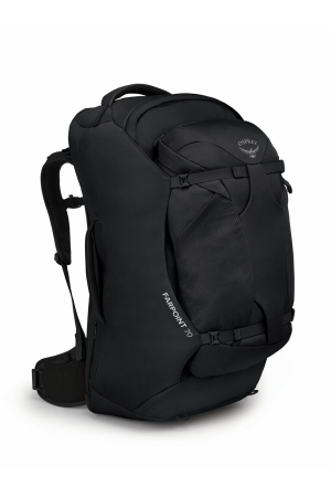 Osprey Osprey Farpoint 70 Rugtas/Travelpack Black Osprey Osprey Farpoint 70 Rugtas/Travelpack Black