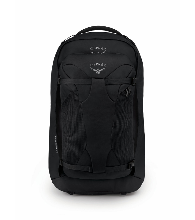 Osprey Osprey Farpoint 70 Rugtas/Travelpack black 1-218 Black Osprey tassen 1-218 licht grijs bij Leerentveldvrijetijd.nl